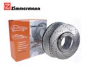 Zimmermann 245x10mm takajarrulevyt, Audi, VW, Skoda (etuveto)