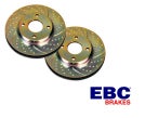 EBC Turbogroove 256 x 22mm takajarrulevyt S4 B5 2000-2001 (Facelift)
