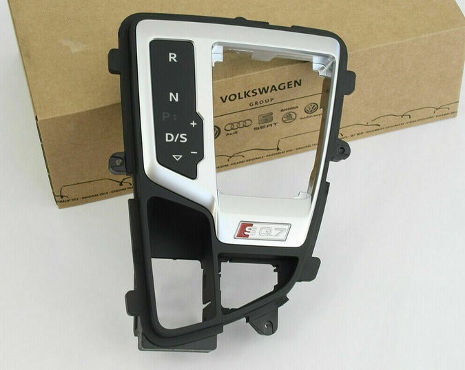 Audi Q7 4M S-tronic vaihdekepin alaosa "SQ7" logolla 2015-